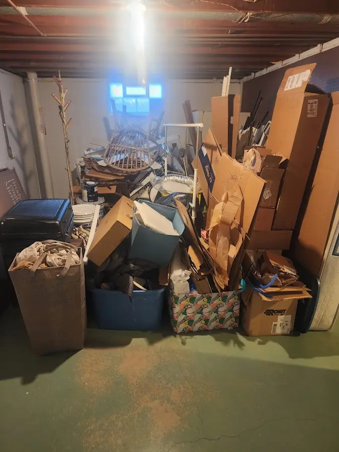 Roll-off dumpster container at job site for 40 Yard Dumpster Rental in Zuni Pueblo